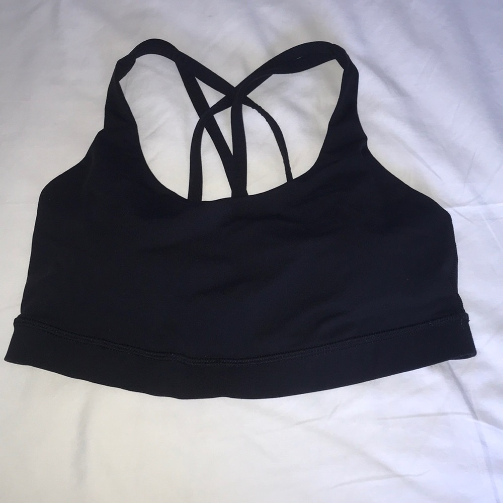 Lululemon Black Energy Sports Bra